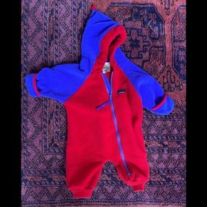 LL Bean Baby Fleece Snow Suit Size 6 Months